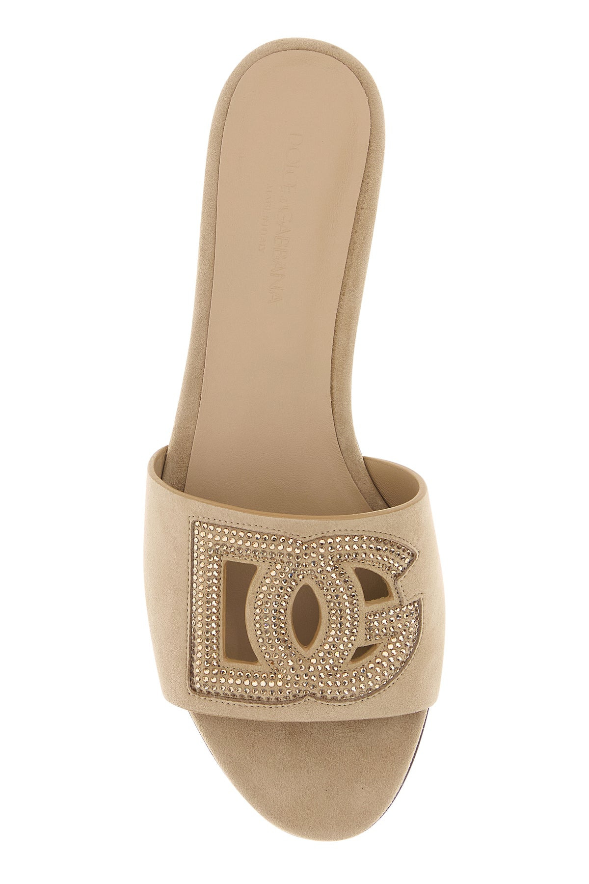 Beige suede slippers - 4