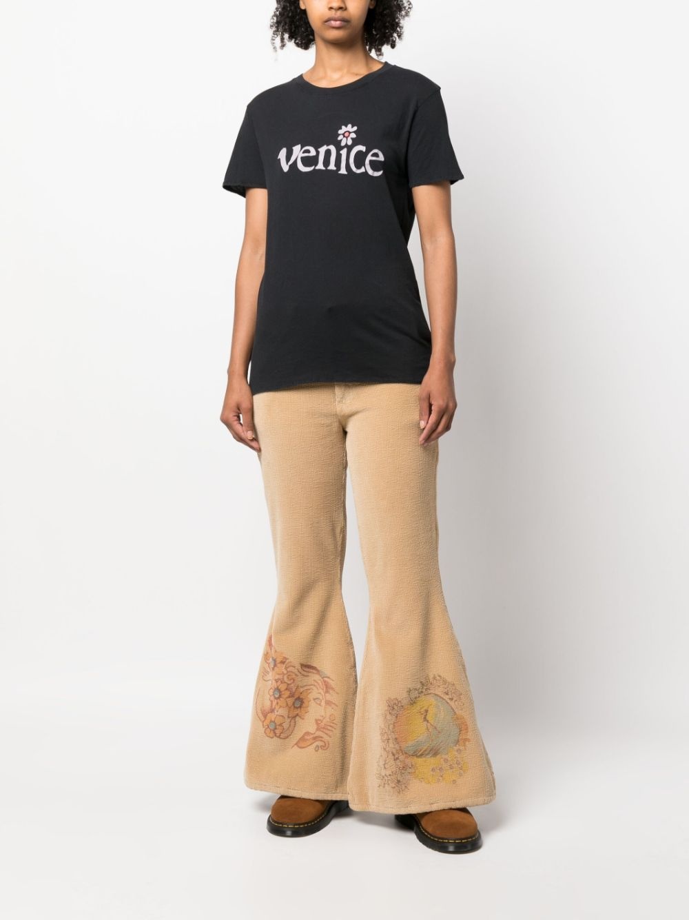 Venice-print cotton T-shirt - 3