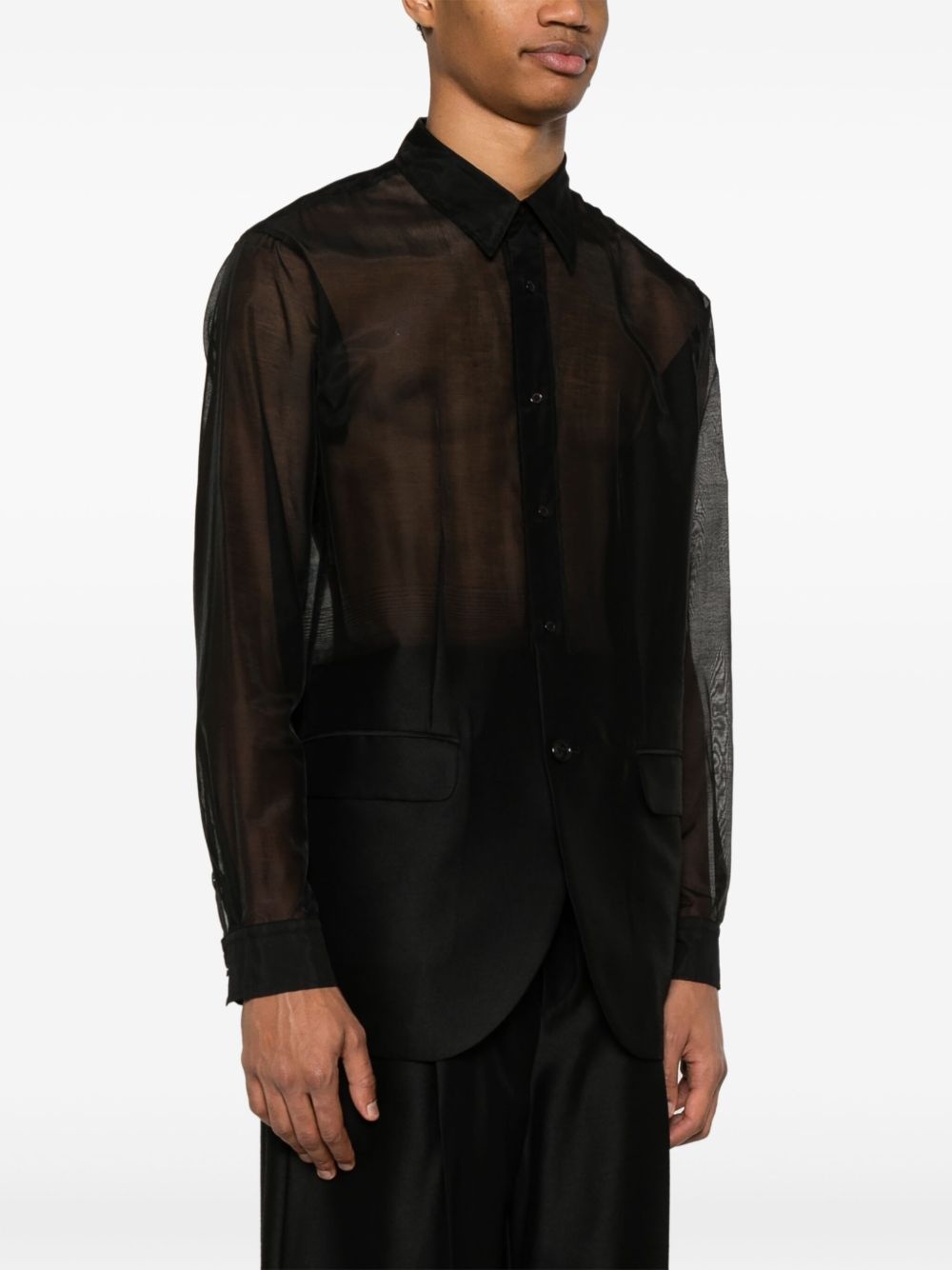 sheer shirt - 3