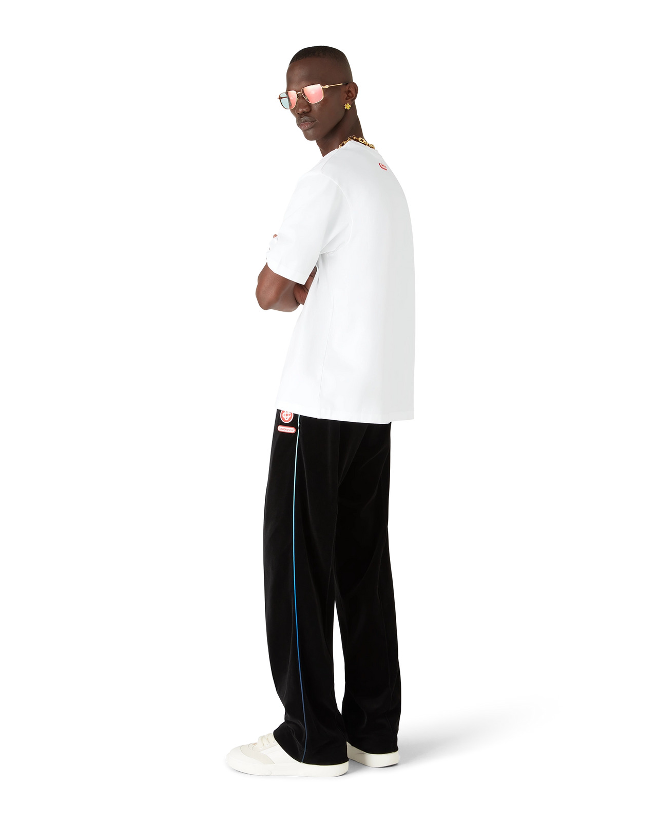 Logo Patch Oversized Short Sleeve T-Shirt | Casablanca Paris - 5