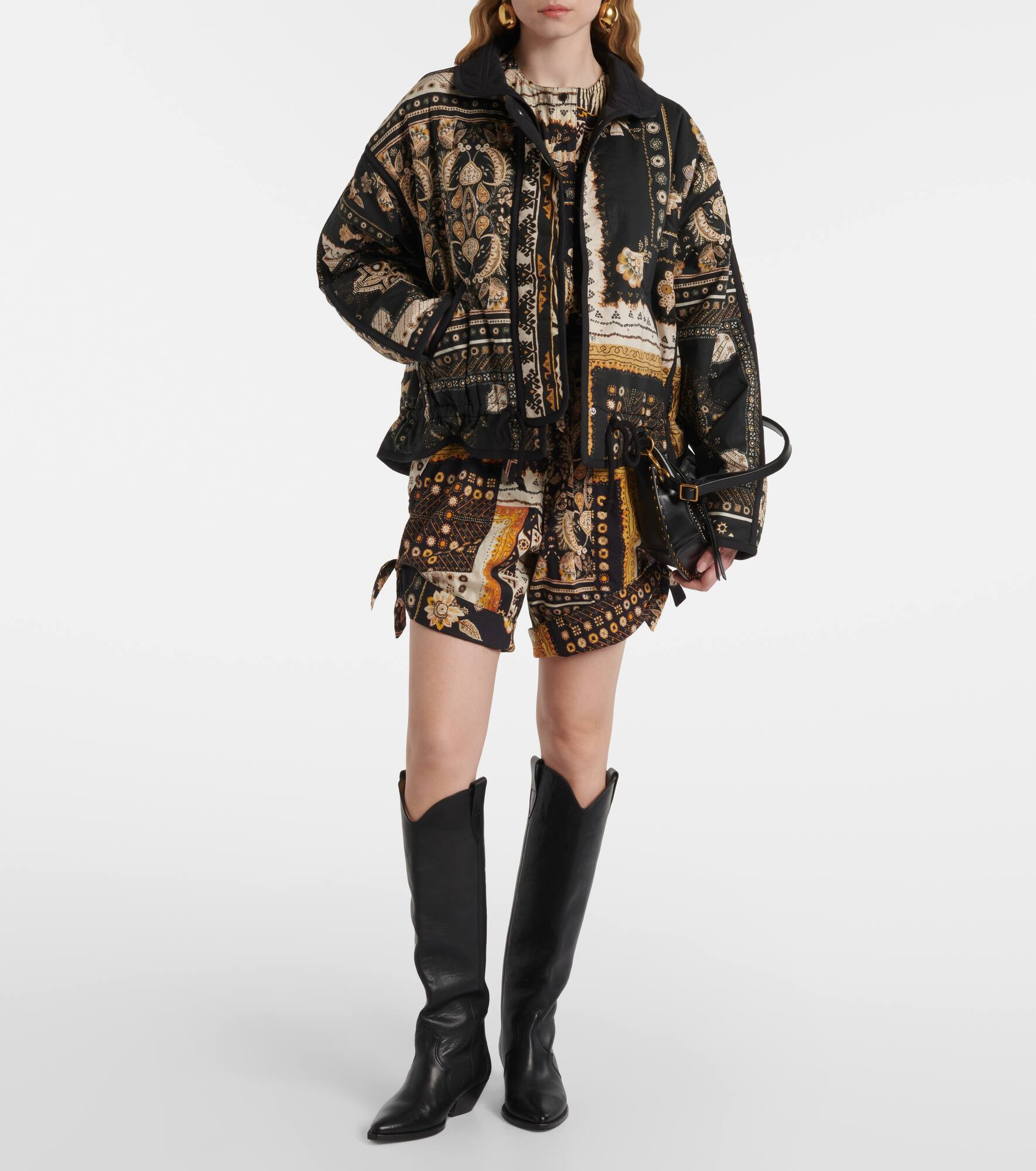 Granger printed cotton bomber jacket - 2