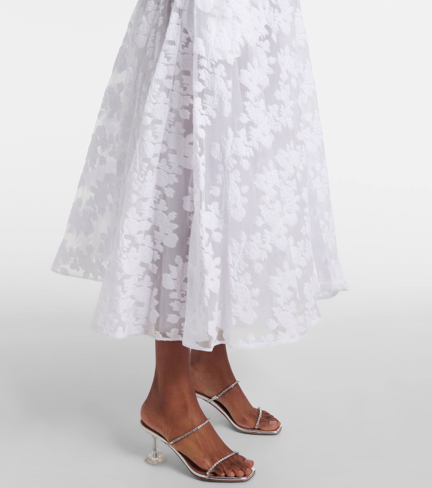 Draped midi dress - 5