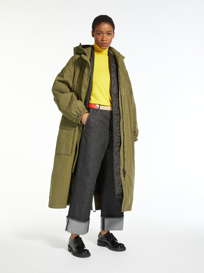 Max Mara CAMBIO Cotton denim trousers outlook