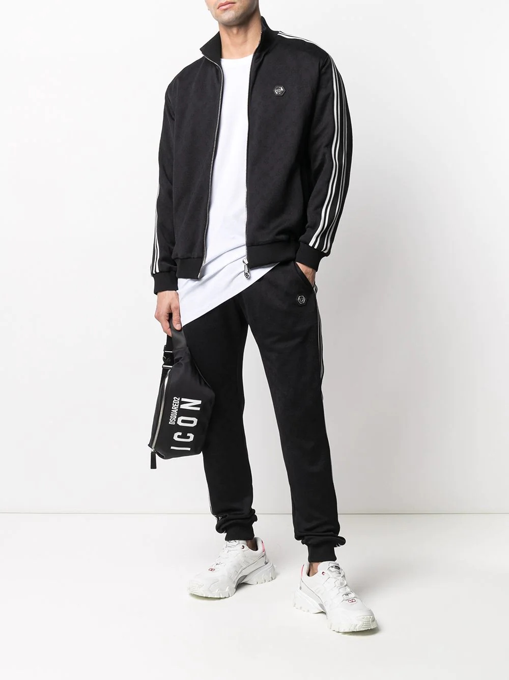 jacquard monogram-print tracksuit - 2