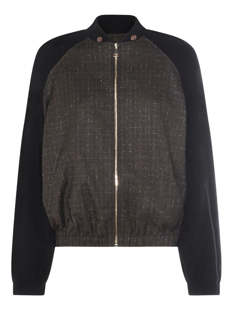 plaid zip jacket 1