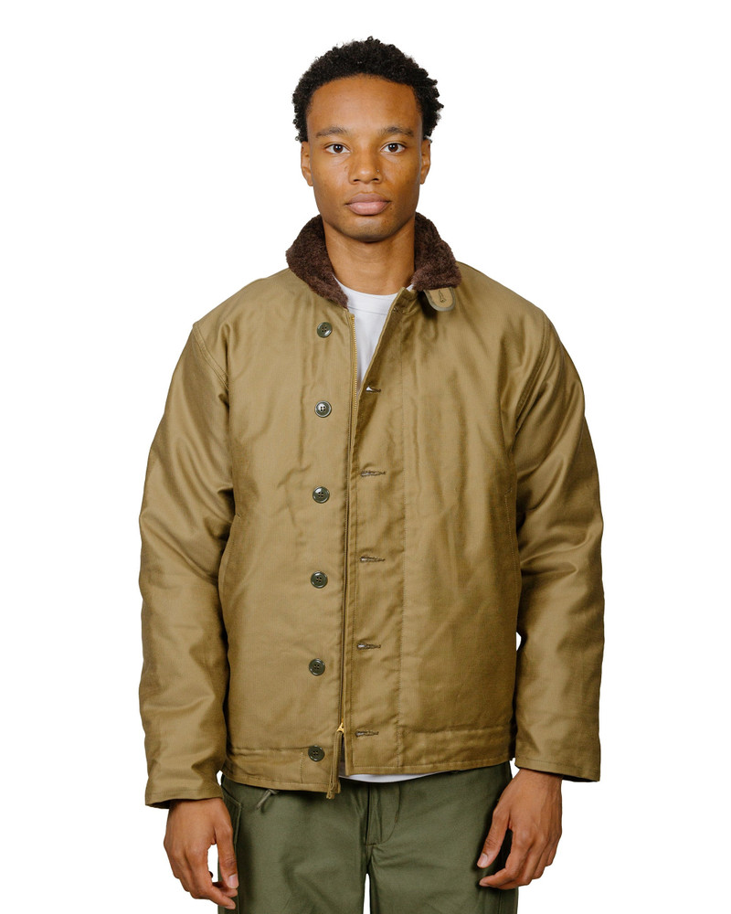 The Real McCoys MJ22114 N-1 Deck Jacket (Khaki) outlook