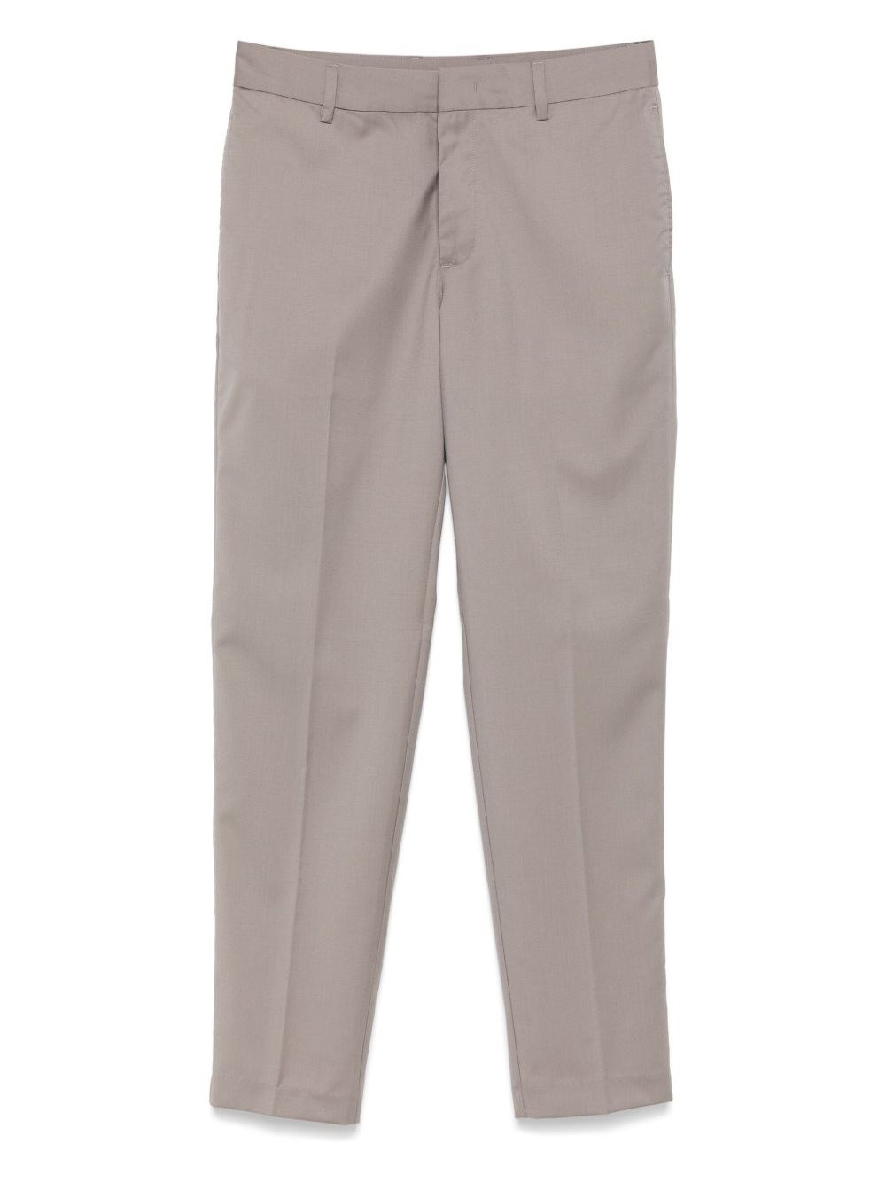 Wool chino trousers - 1