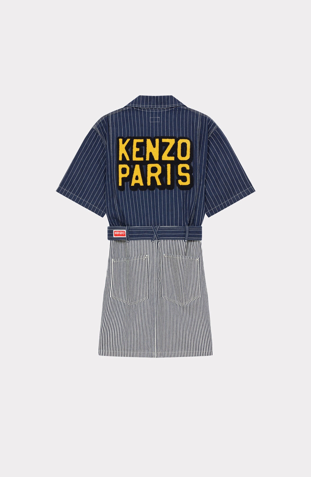 'KENZO Sera' denim shirt dress - 7