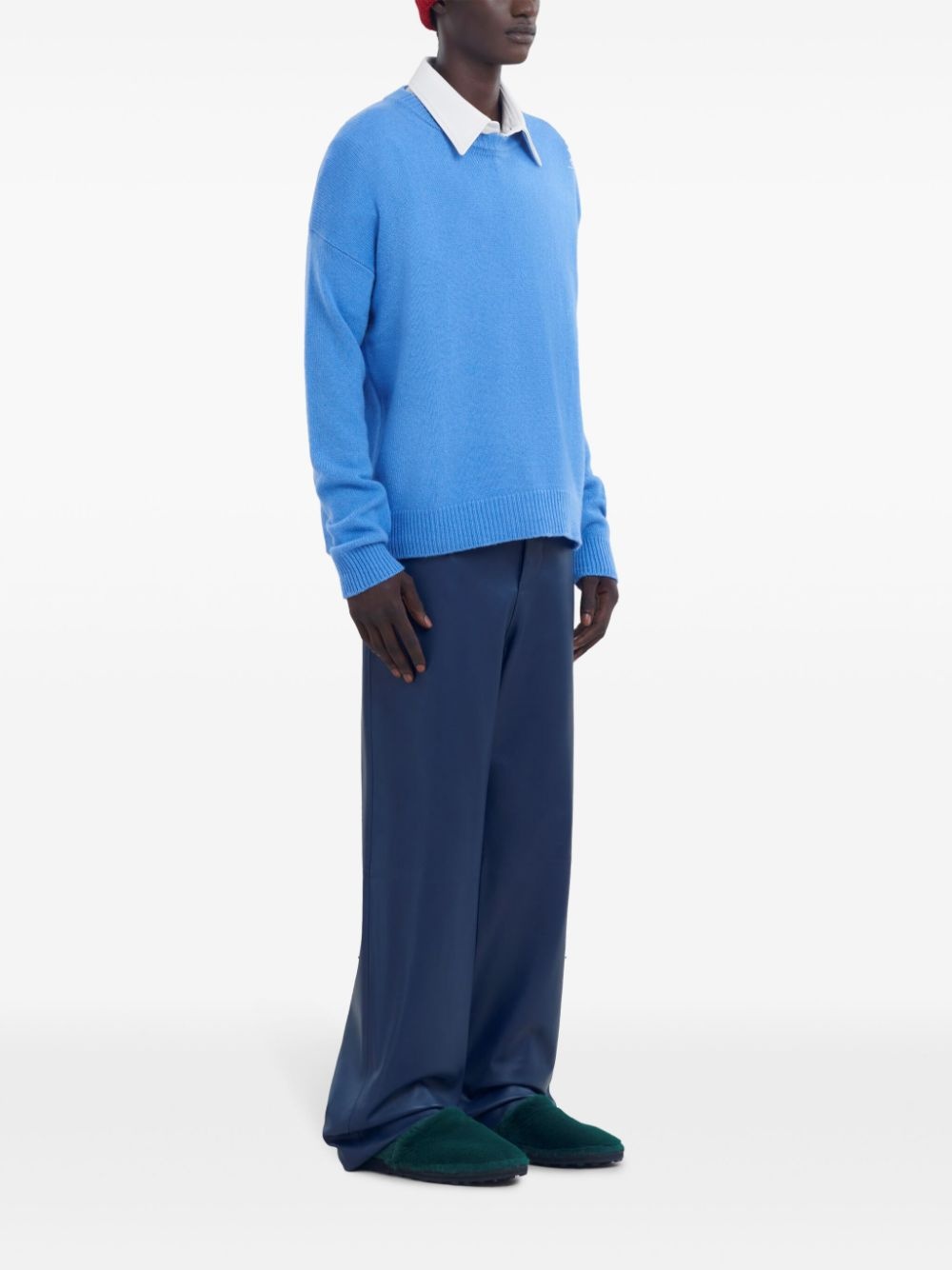 logo-embroidered jumper - 2