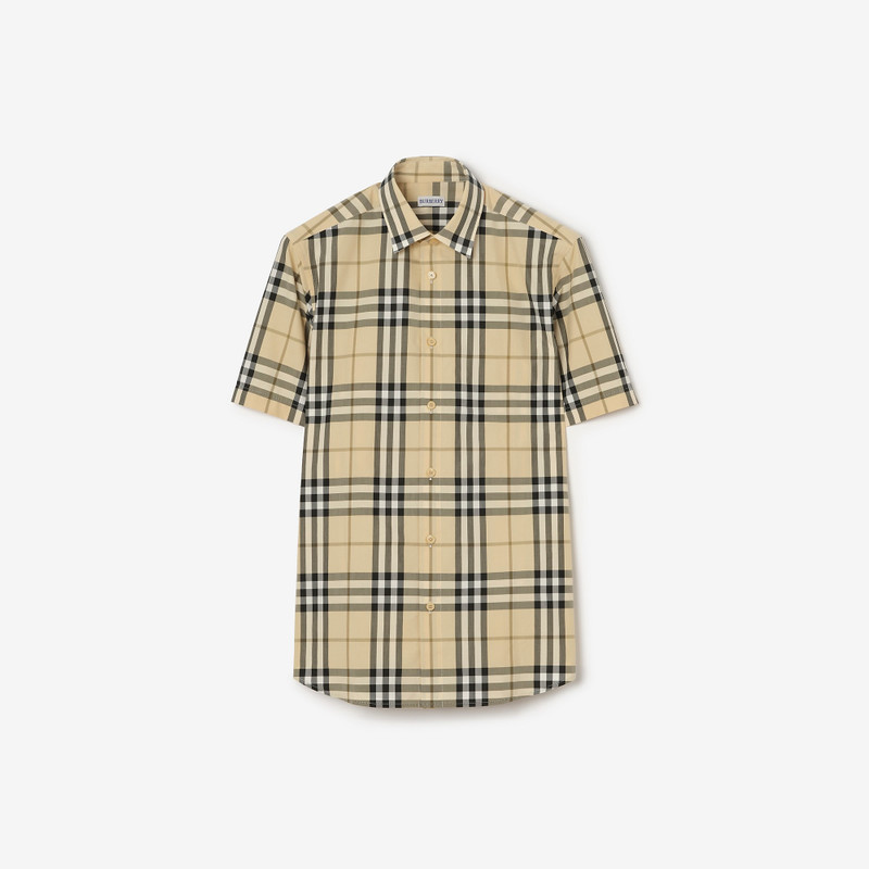 Check Cotton Poplin Shirt 1