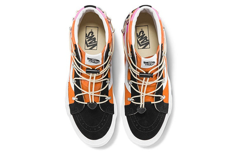 밴 SK8-Hi 에코 DX '오렌지 화이트'VN0A7Q5OY8J 3