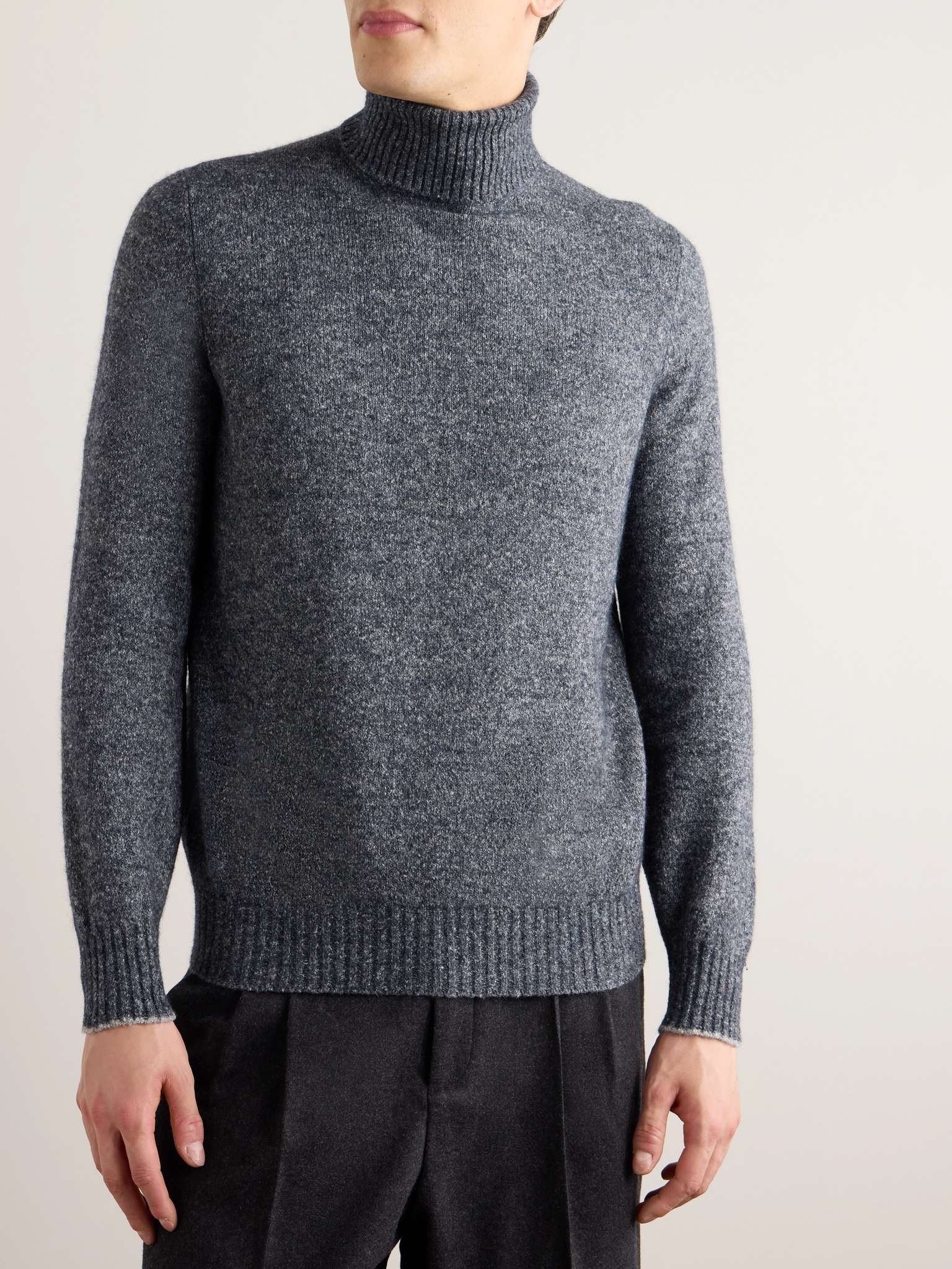 Knitted Rollneck Sweater - 3