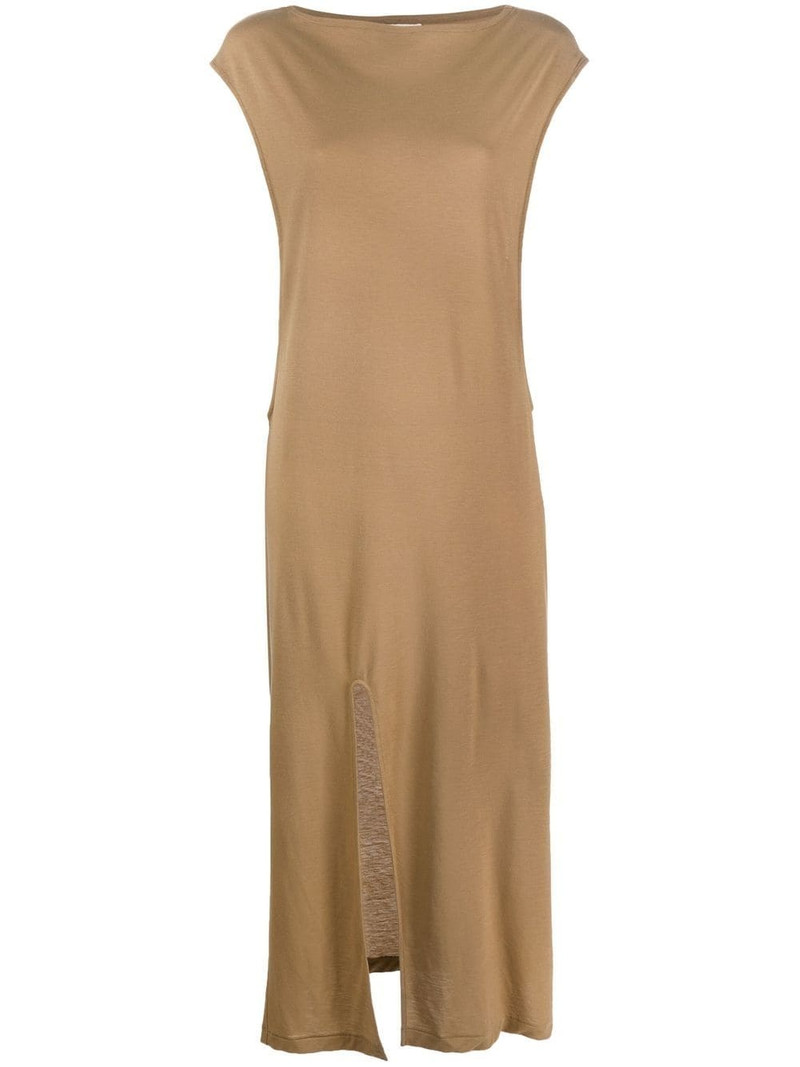 front-slit cut-out dress 1