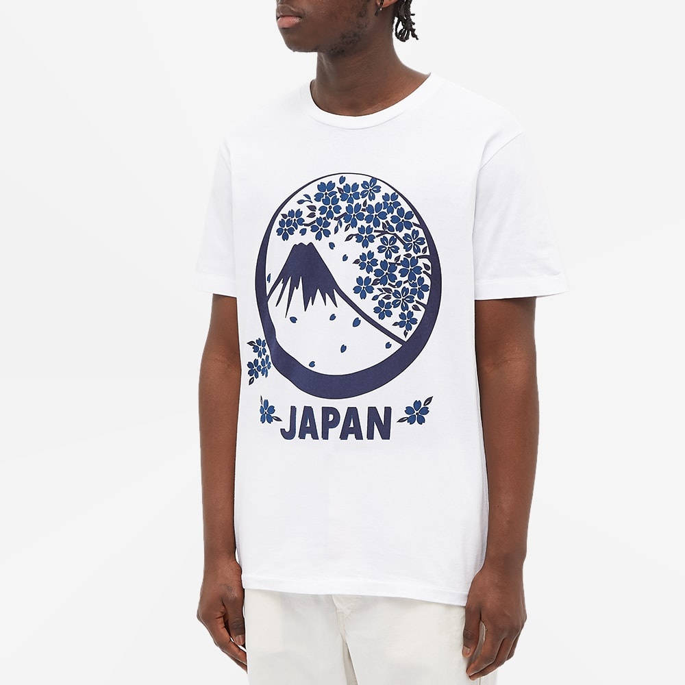 Blue Blue Japan Mt Fuji Sakura Tee - 3