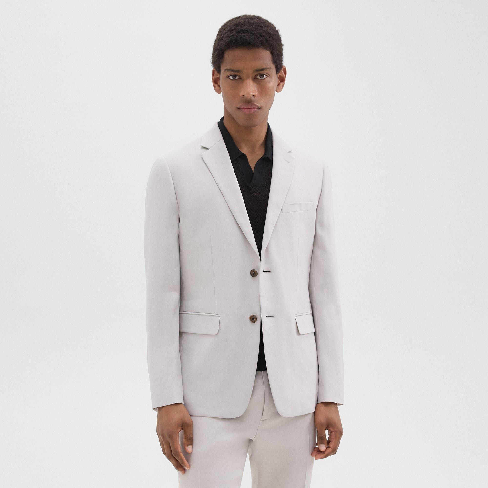 Morton Slim Blazer in Linen-Viscose - 2