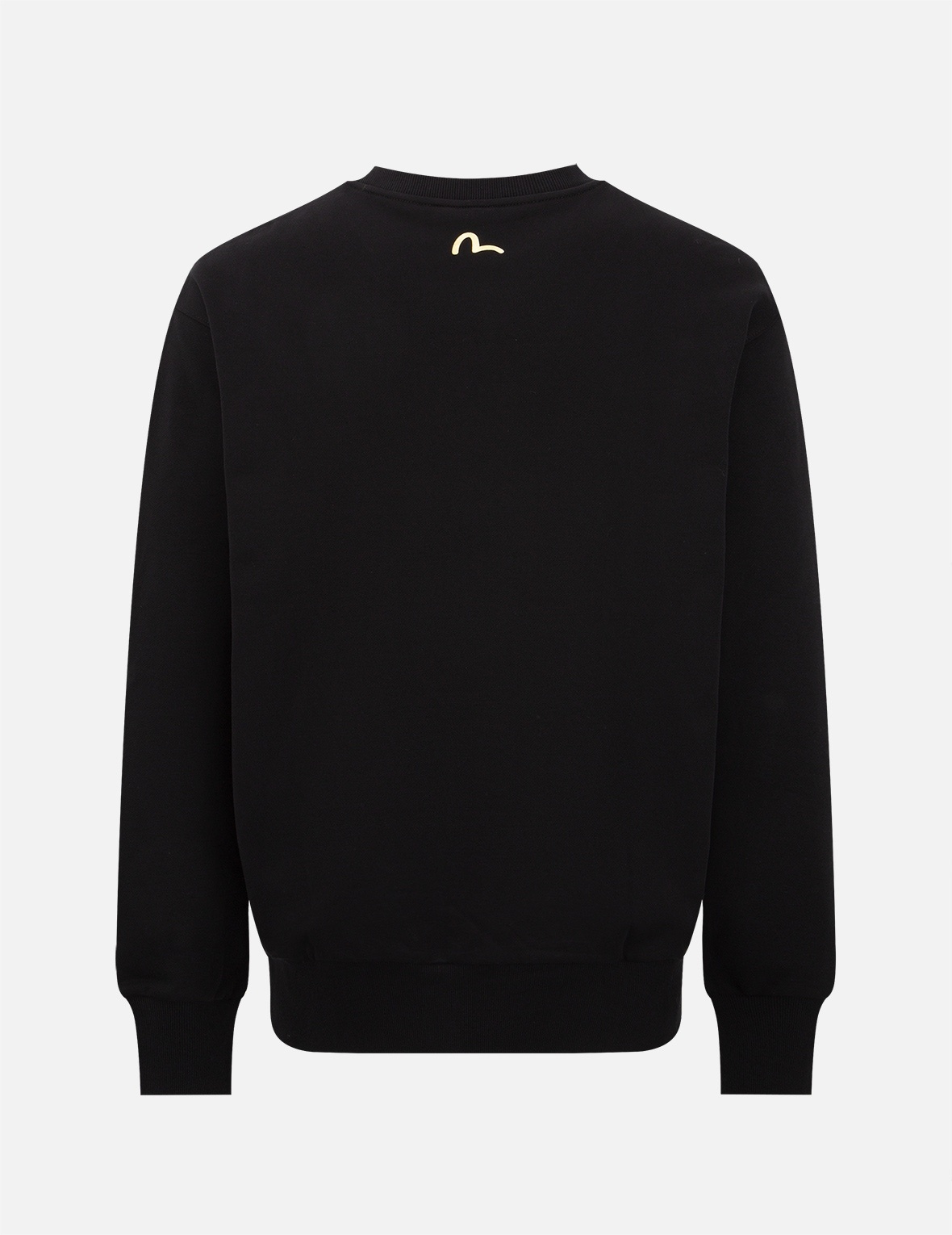 KOI AND WAVE PATTERN KAMON PRINT SWEATSHIRT - 2