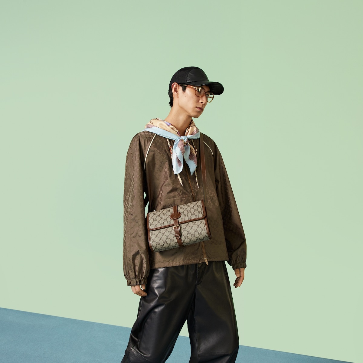 GG messenger bag with Interlocking G - 3