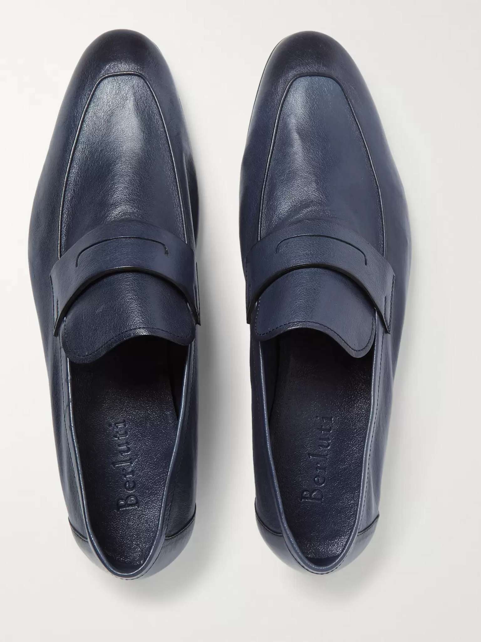Lorenzo Polished Full-Grain Leather Loafers - 11