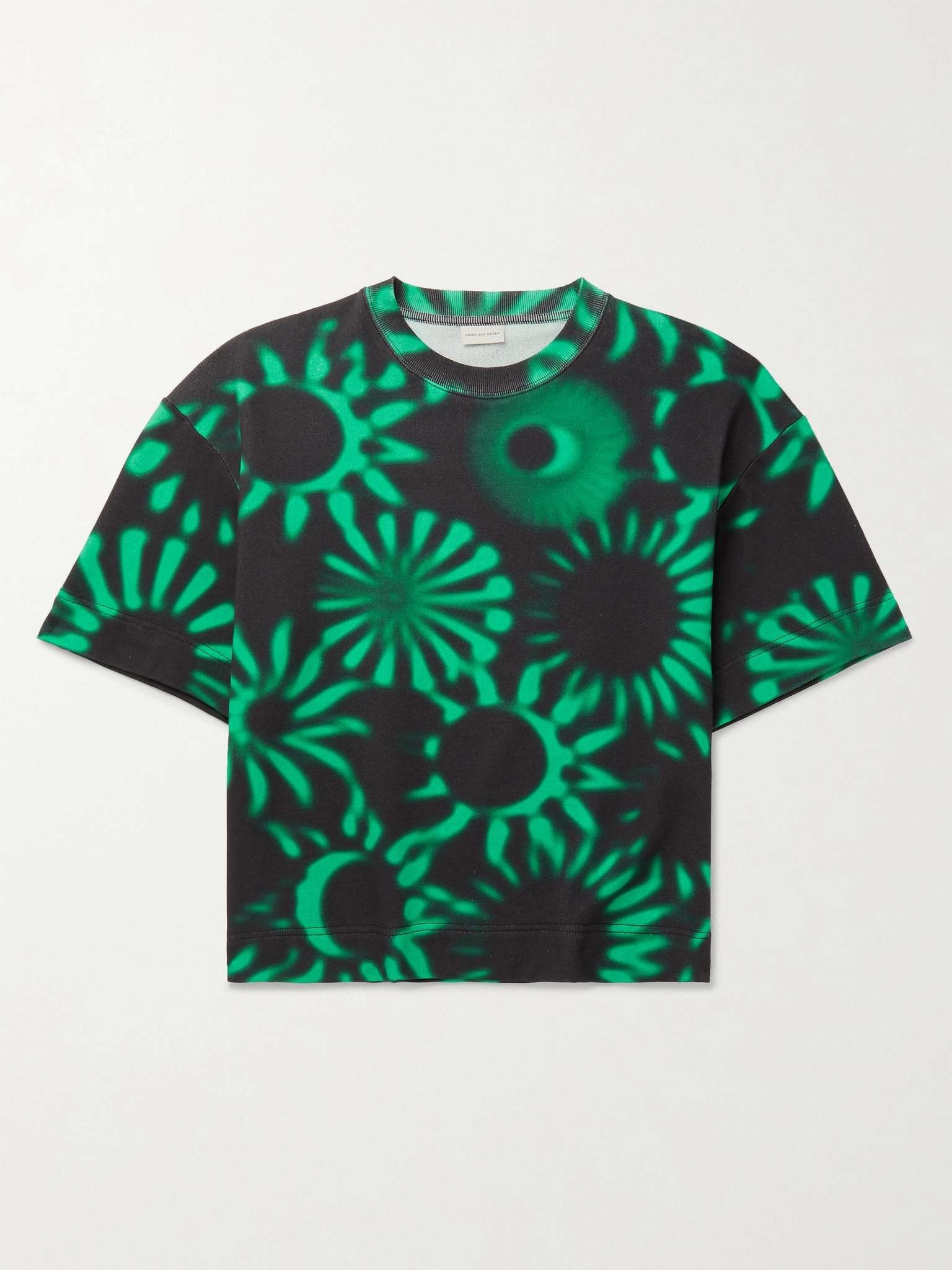 Printed Cotton-Jersey T-Shirt - 1