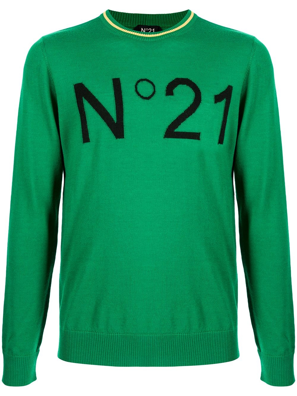 logo-embroidered jumper - 1