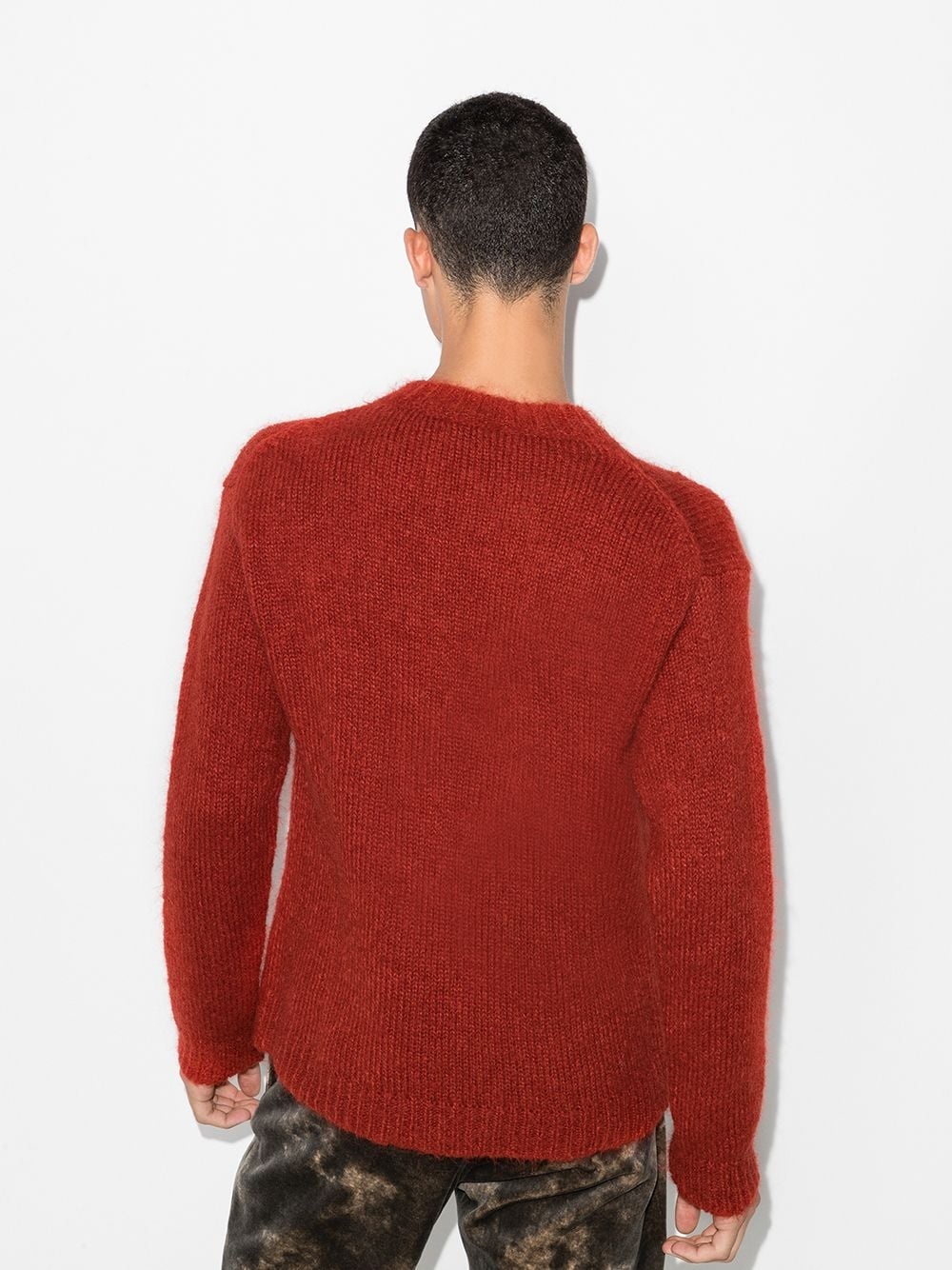 fine-knit long-sleeve jumper - 3