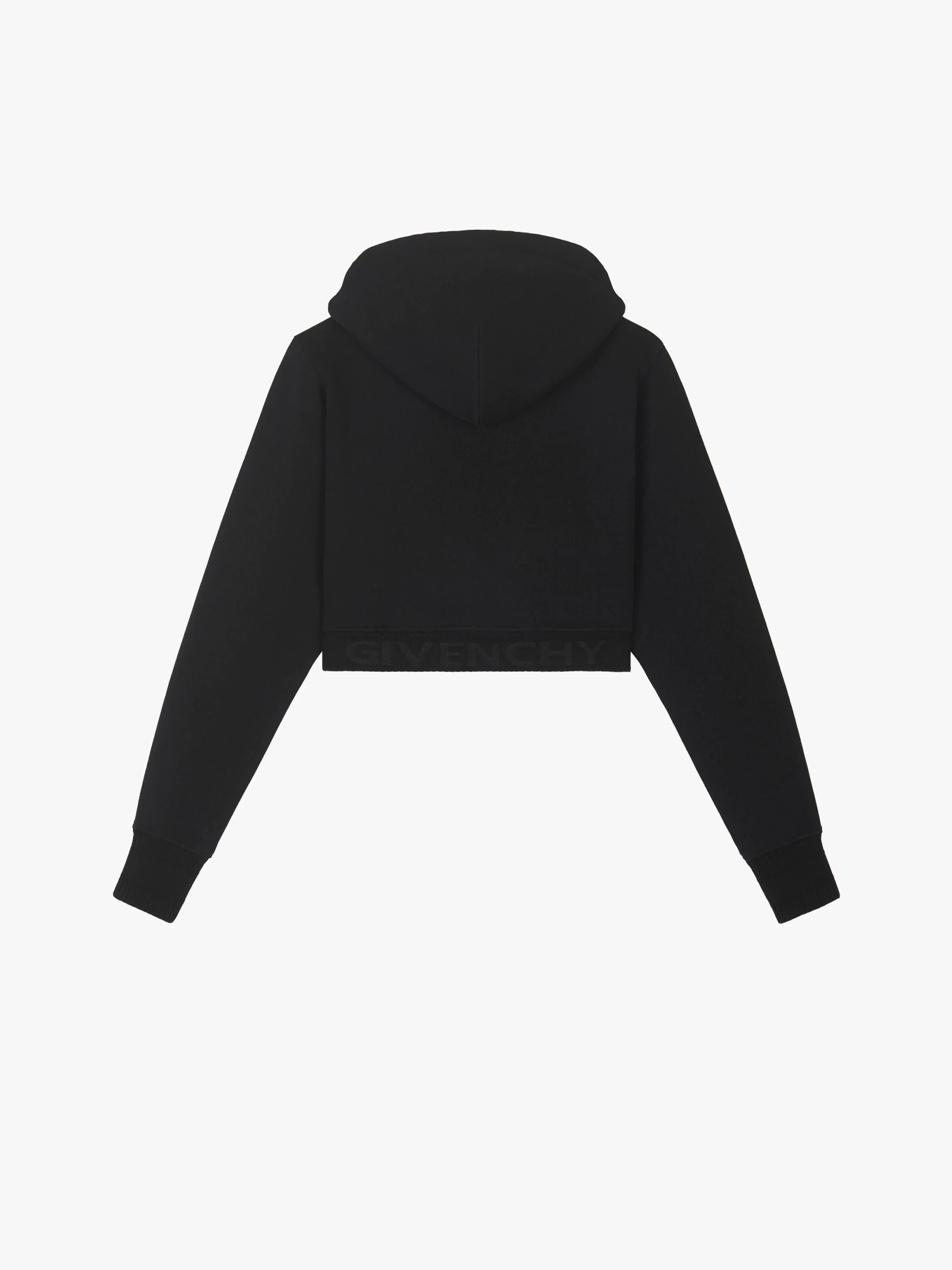 GIVENCHY SHORT ZIPPED HOODIE - 2