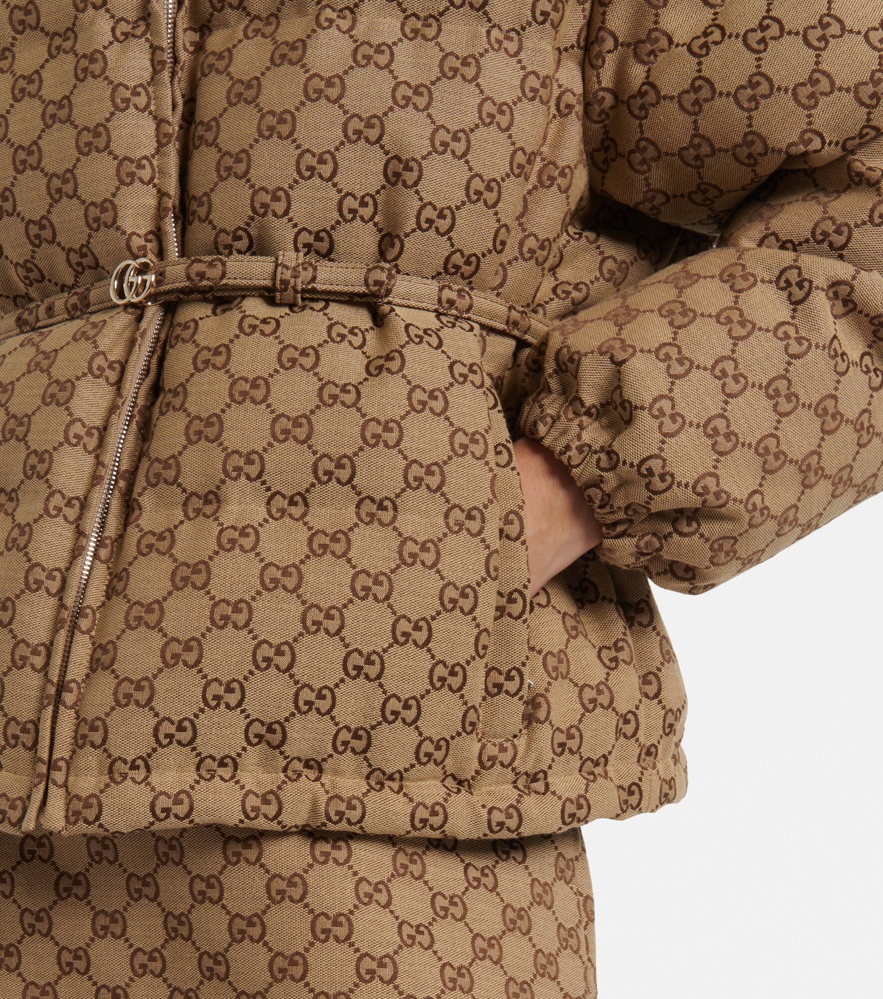 GG Canvas bomber jacket - 5