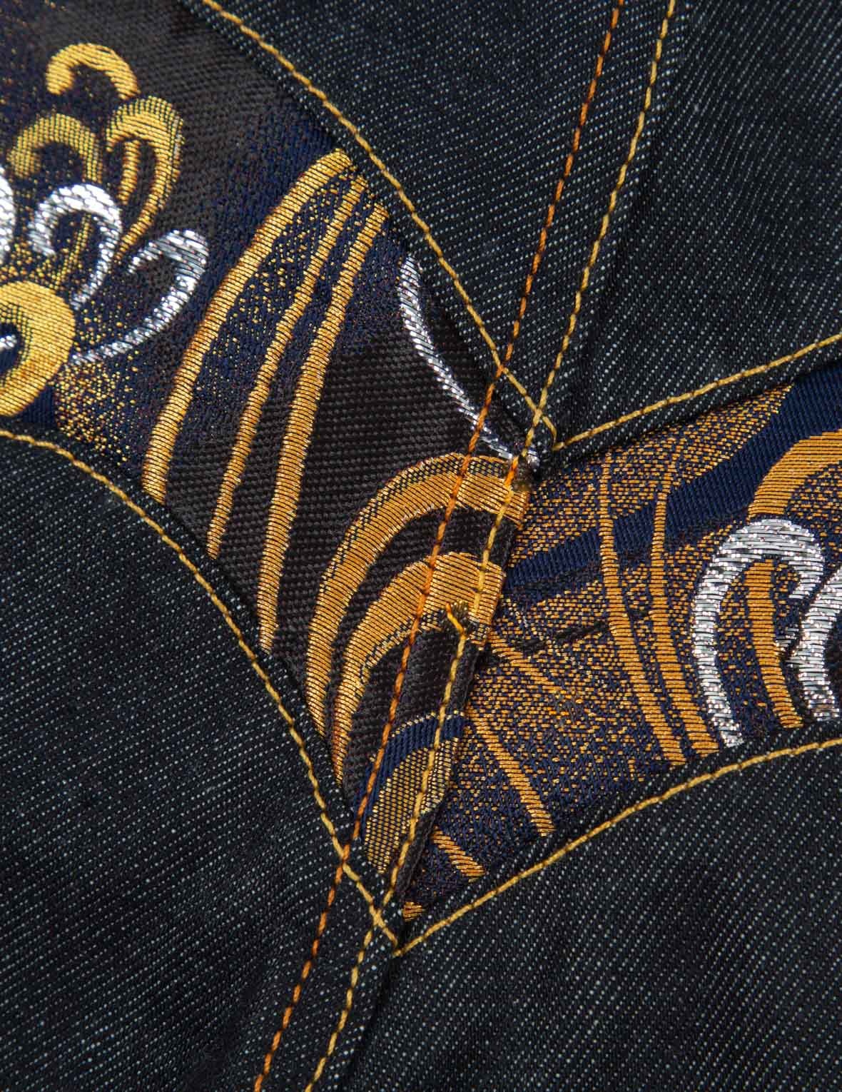 JACQUARD DAICOCK INSERT CARROT-FIT JEANS#2017 - 9