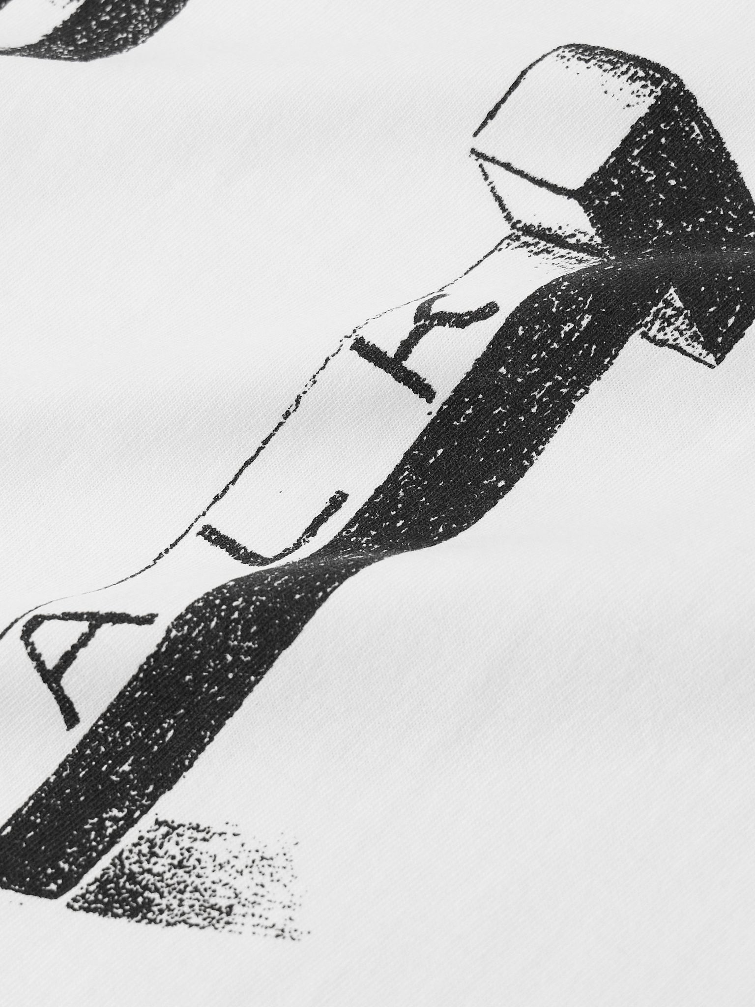 Logo-Print Cotton-Blend Jersey T-Shirt White - 5