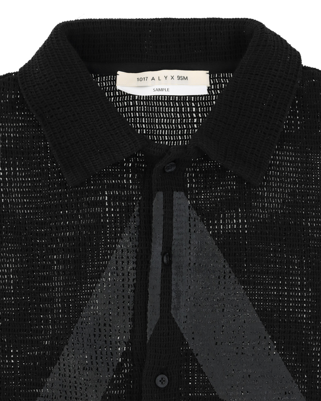 BUTTON UP LOGO MESH S/S SHIRT - 6