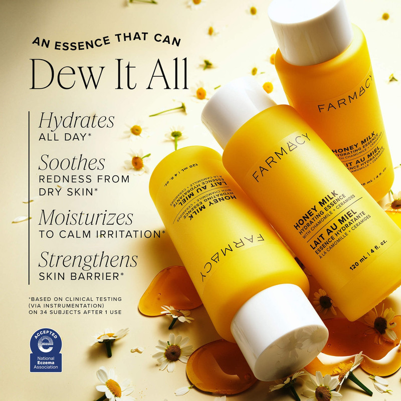 Honey Milk Hydrating Essence with Chamomile + Ceramides 3