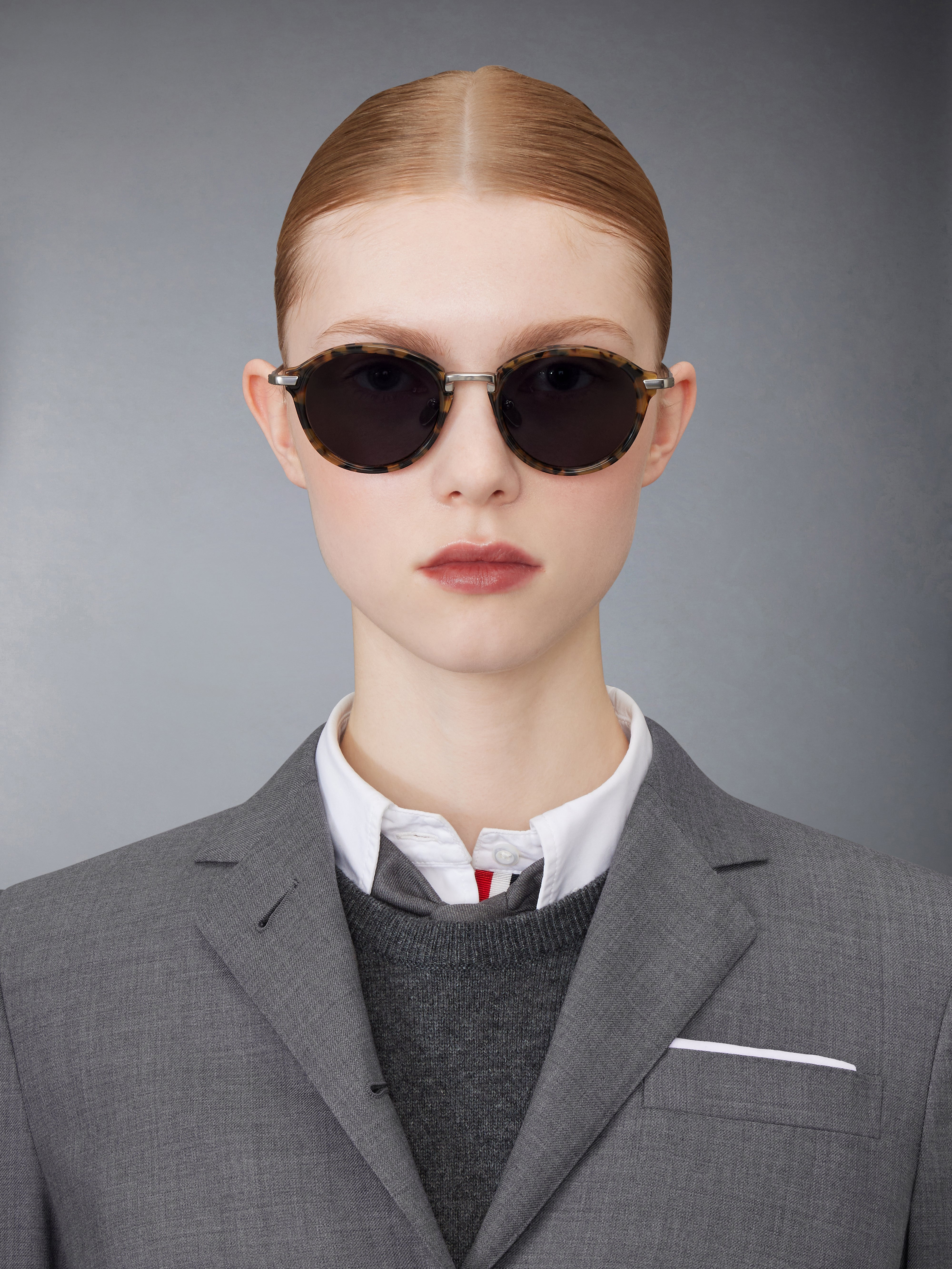 Acetate And Titanium Round Sunglasses - 2