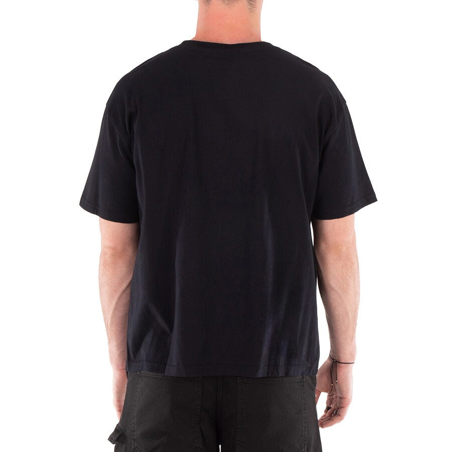 GCDS Black Logo Lounge Cotton T-Shirt - 3