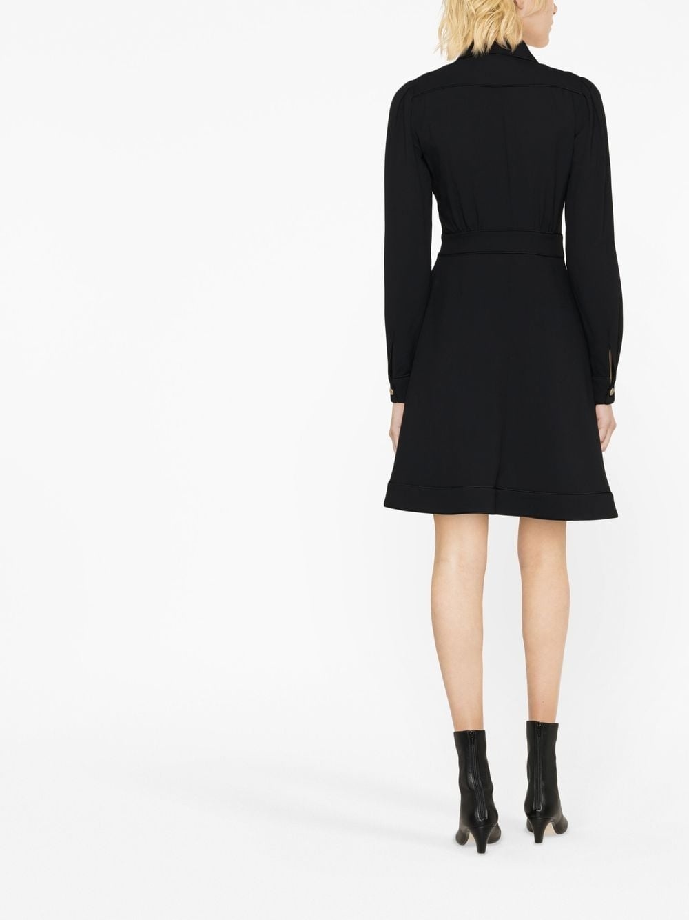 A-line mini shirt dress - 4