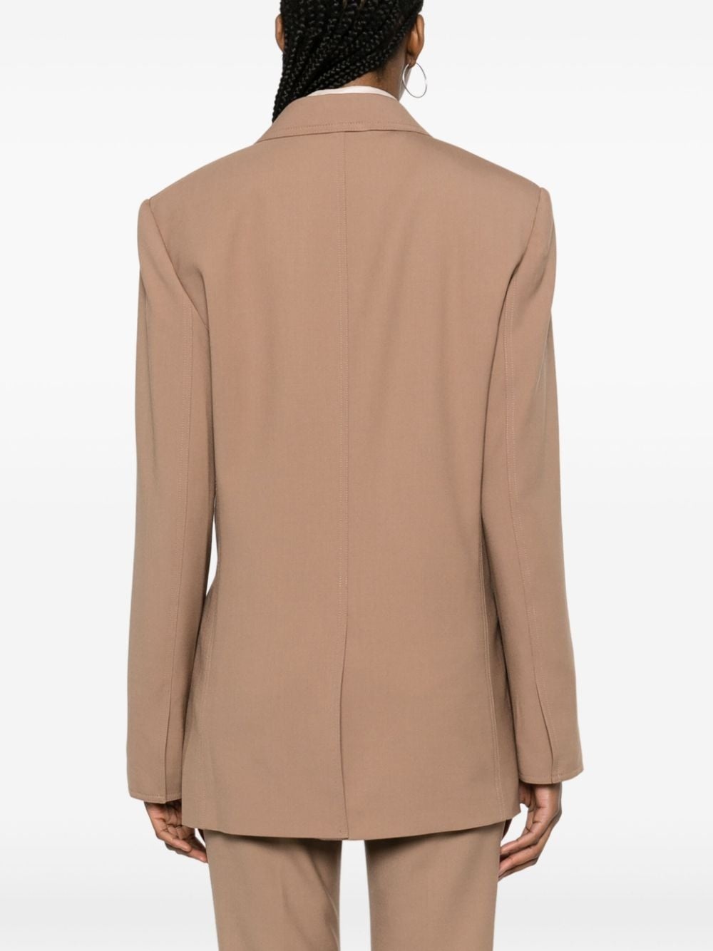 notched-lapels tailored blazer - 4