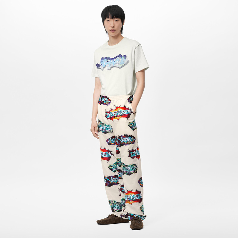 Louis Vuitton LV Graffiti Pajama Trousers outlook