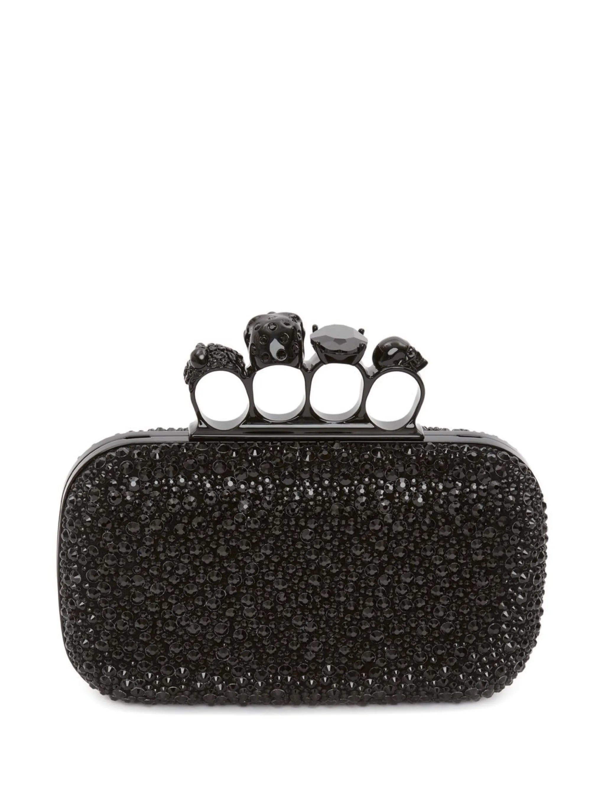 Alexander Mcqueen Four Ring Clutch Bag - 4