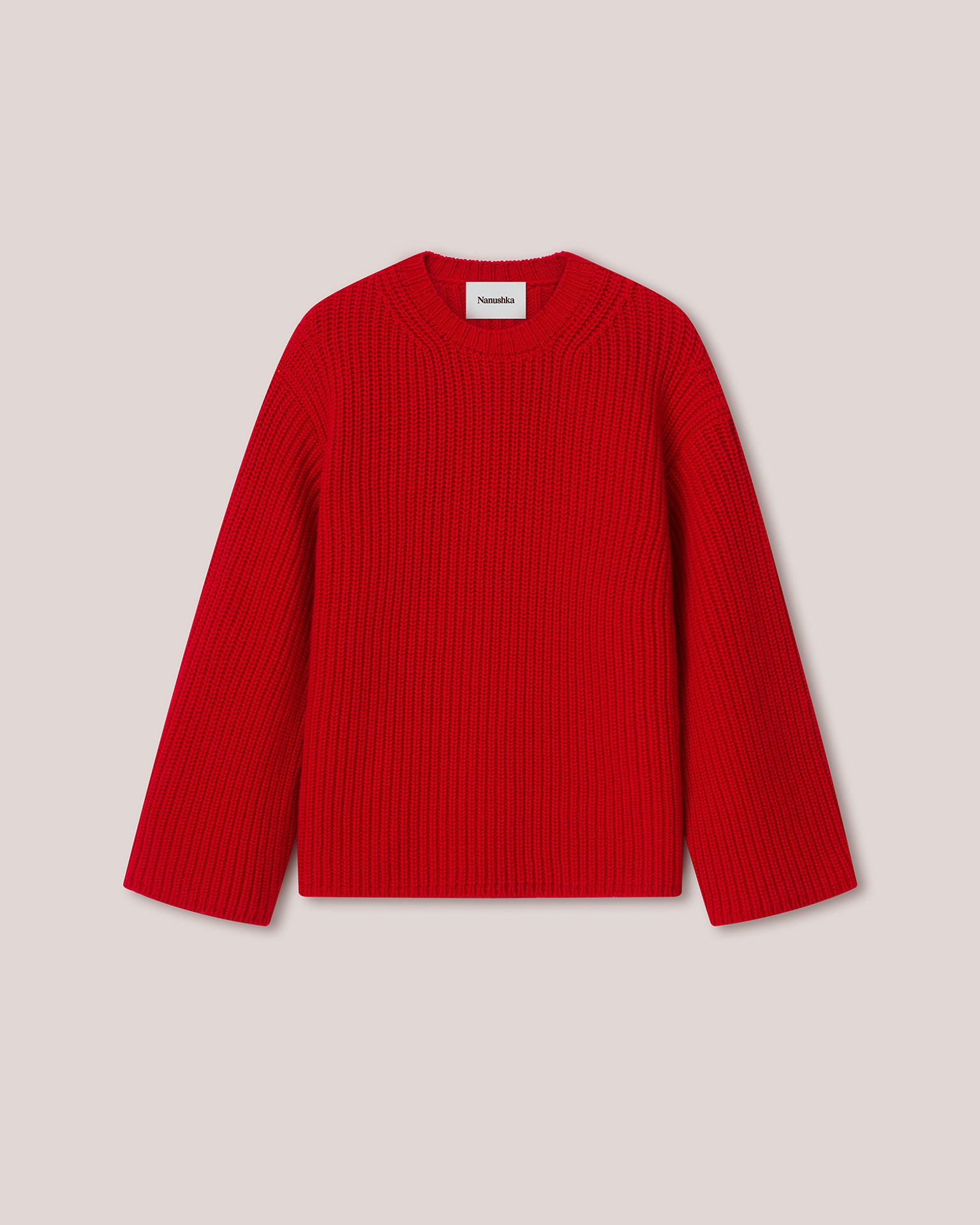 MAURA - Cashmere and merino-blend sweater - Red - 1