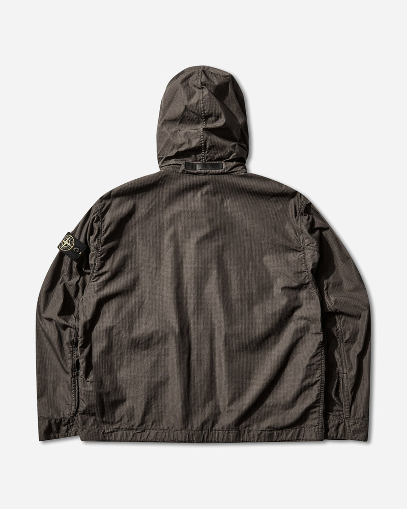 Stone Island Men's Cotton Nylon Micro Ripstop Field Jacket Charcoal outlook