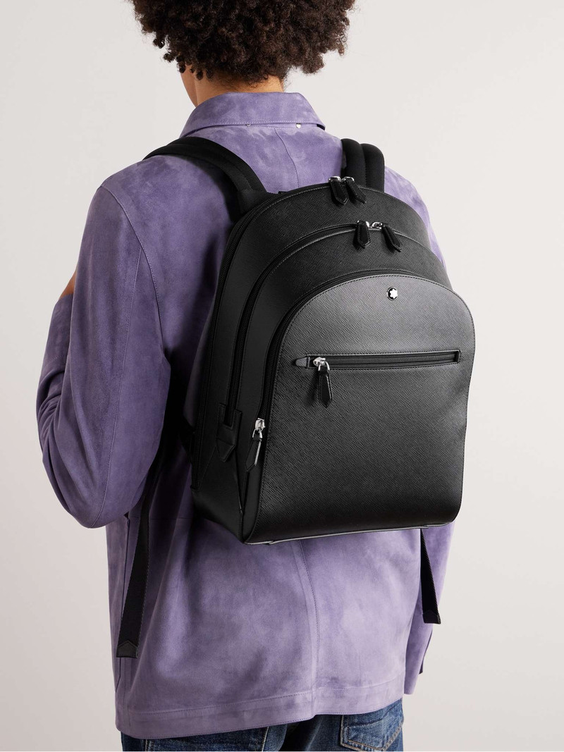 Montblanc Sartorial Medium Cross-Grain Leather Backpack outlook