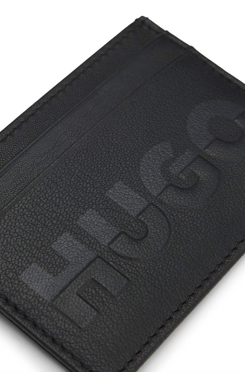 MATTE-LEATHER CARD HOLDER WITH SPLIT LOGO 3