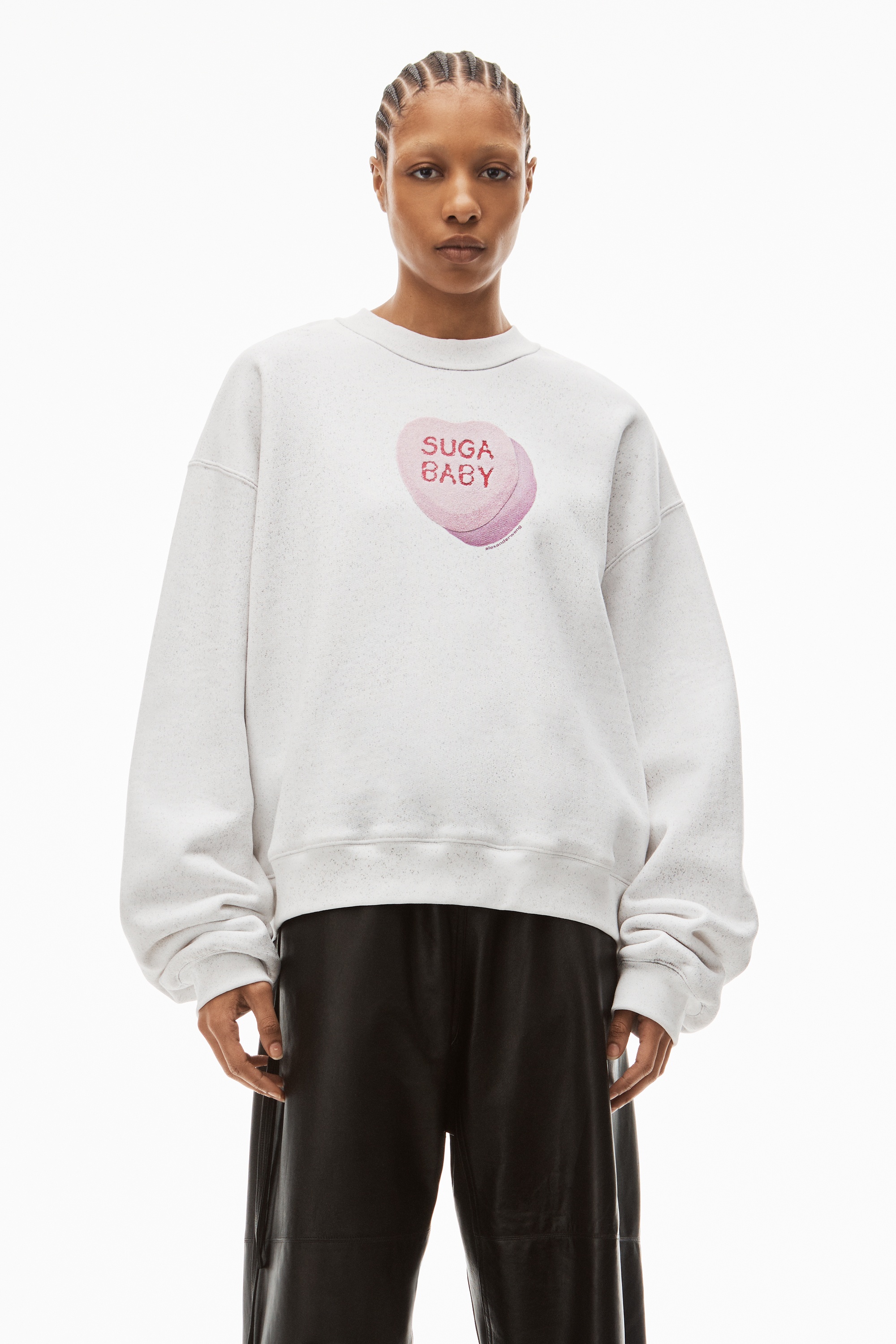 SUGA BABY CREWNECK SWEATSHIRT IN TERRY - 2