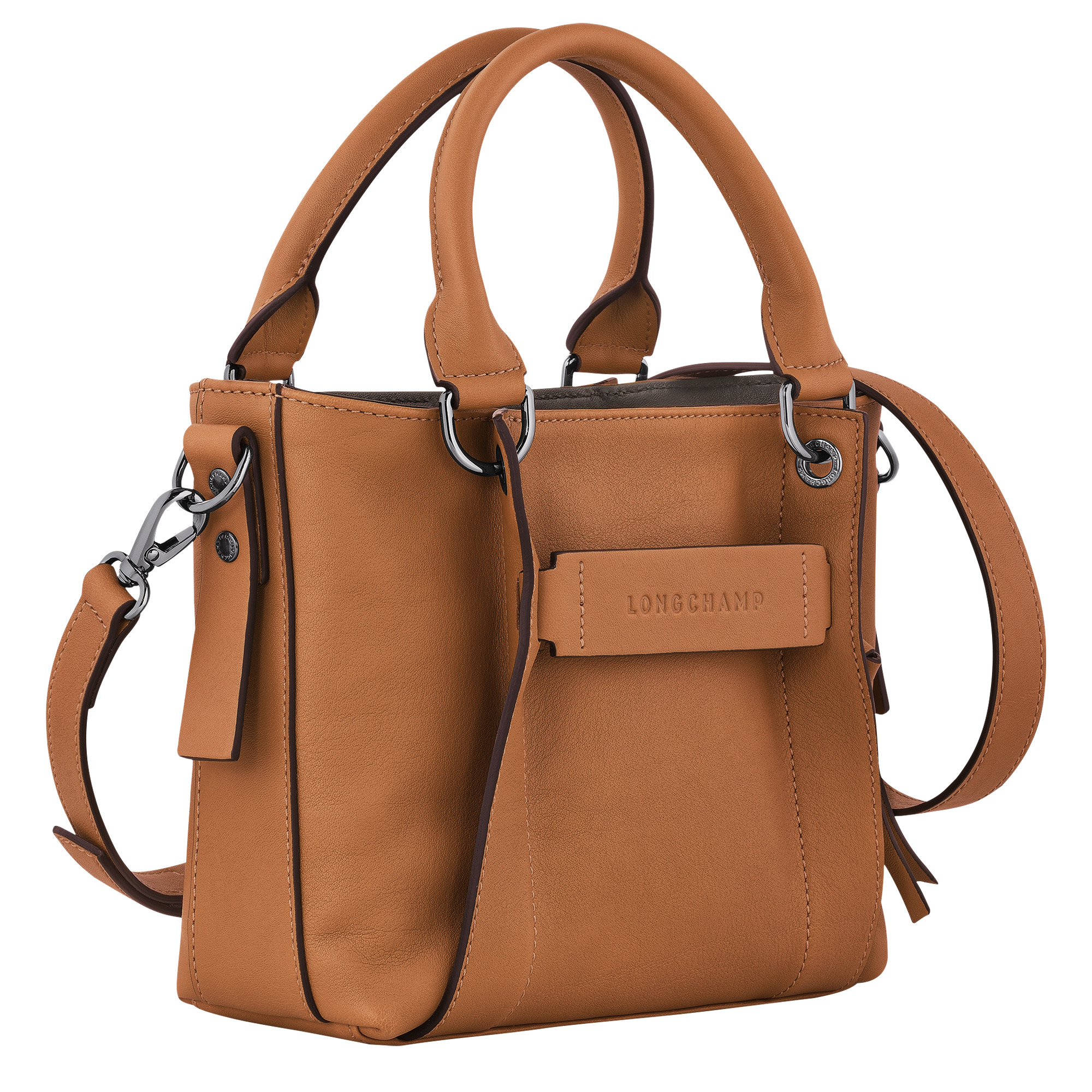 Longchamp 3D S Handbag Natural - Leather - 3