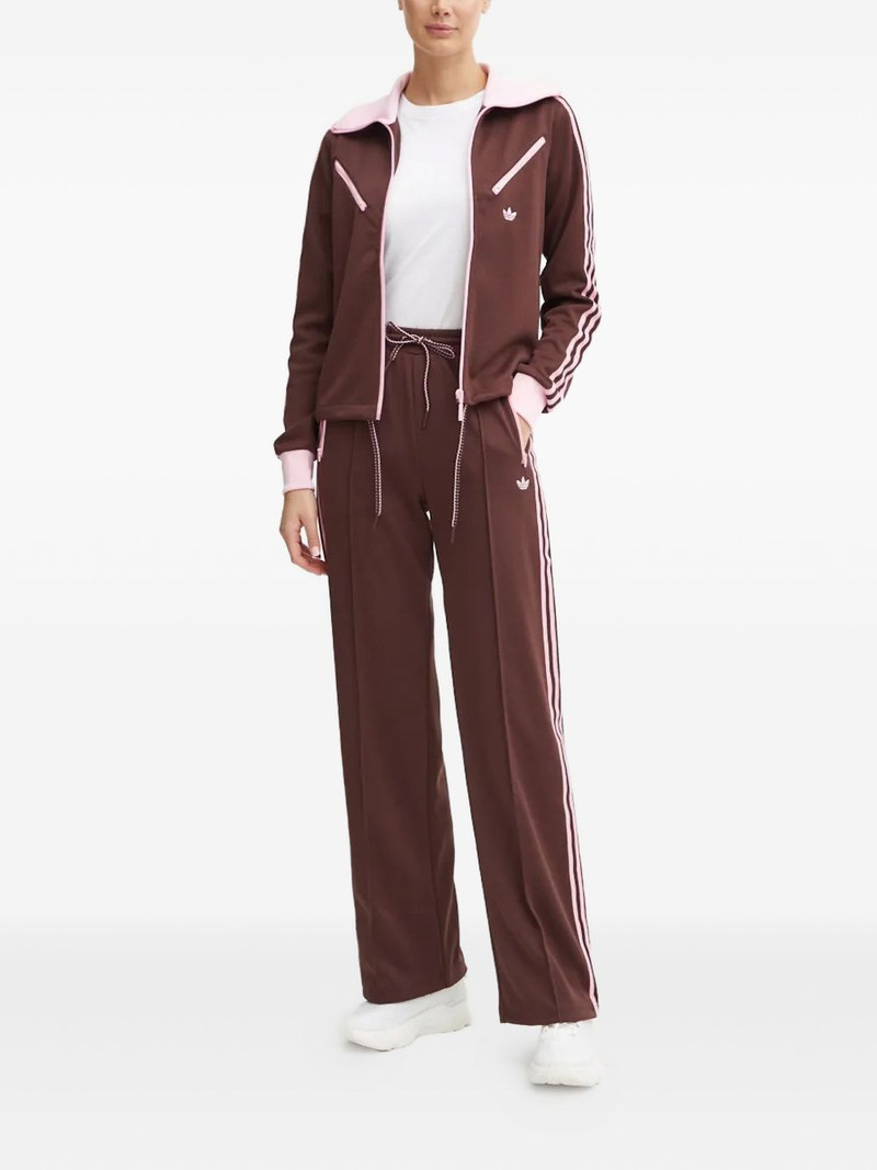 adidas three-stripe zip-up sweatshirt outlook