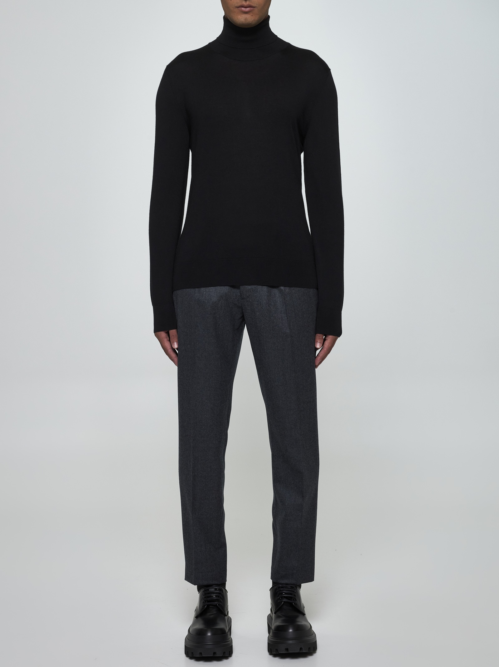 Cashmere and silk turtleneck - 2