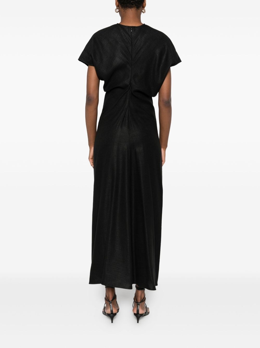 slouch-waist maxi dress - 4