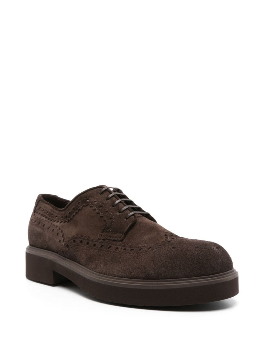 perforated-detailing Derby shoes - 2