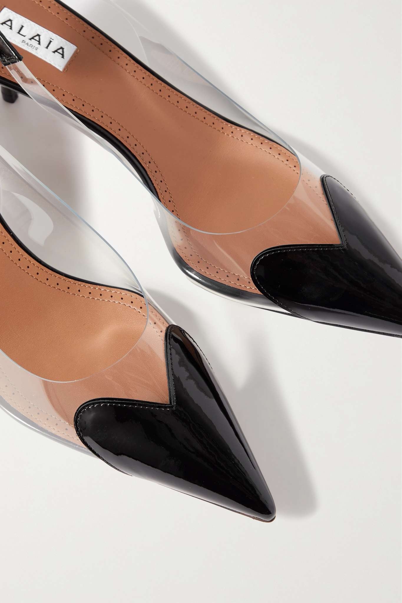 HEART SLINGBACKS IN PATENT LAMBSKIN - 4