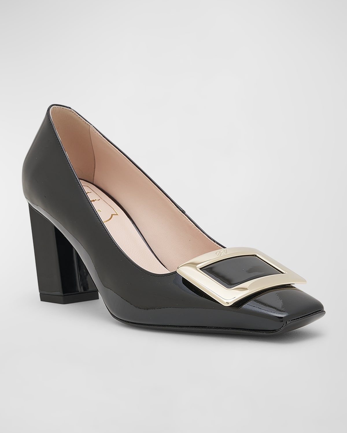 Belle Vivier 75mm Buckle Pumps - 2