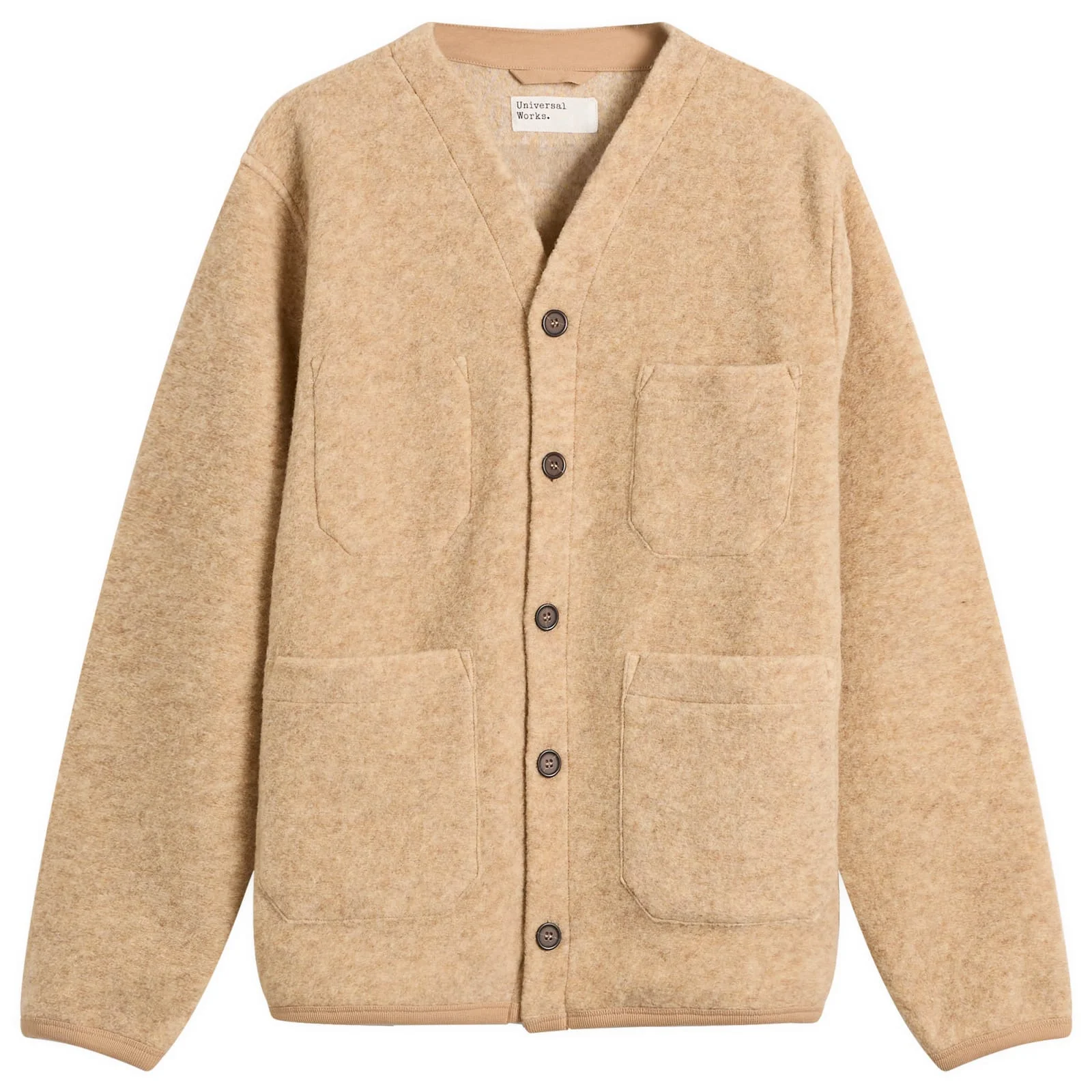Universal Works Wool Fleece Cardigan - 1